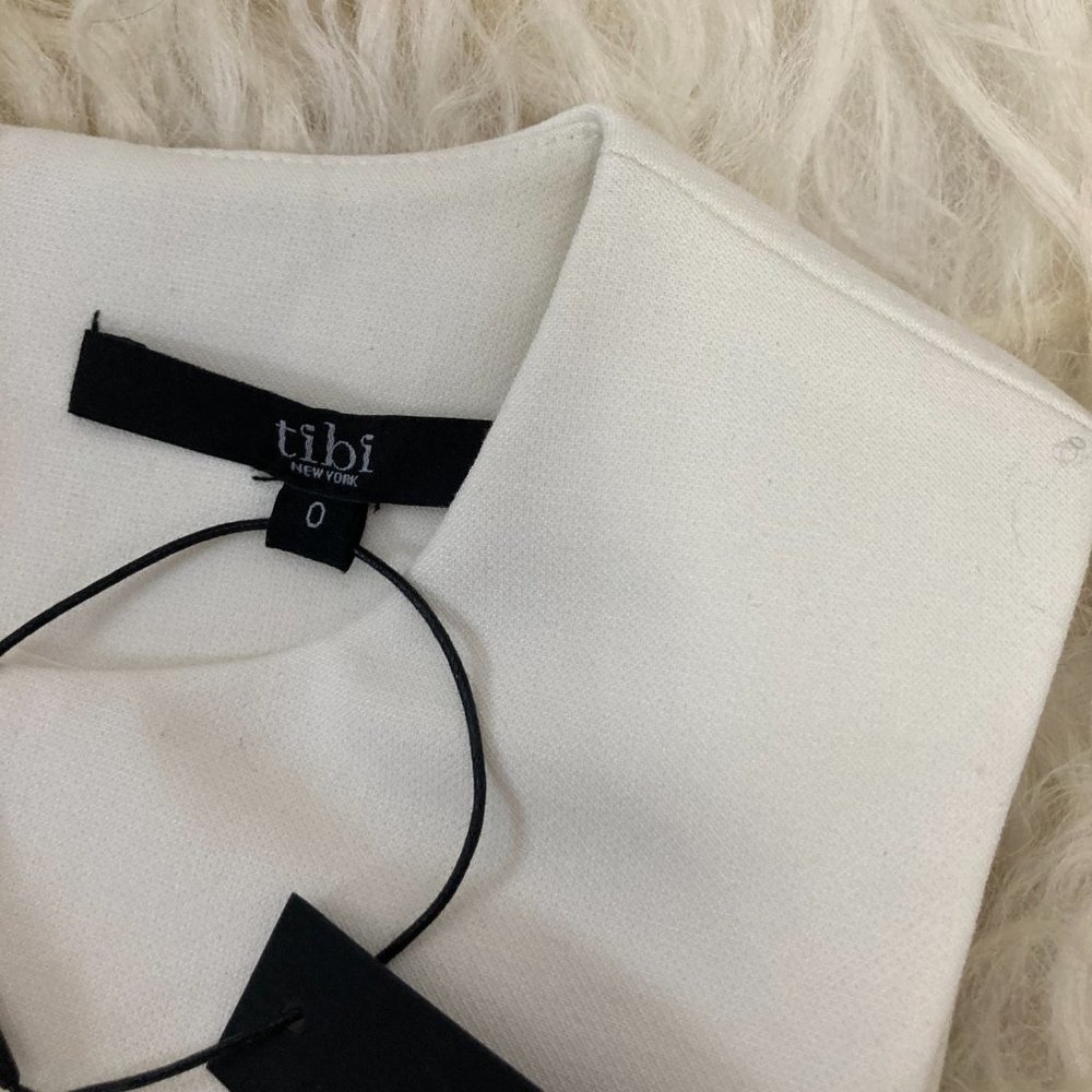 TIBI Crew Neck Mini Dress - Picture 7 of 10